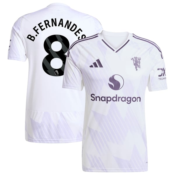 Maillot Extérieur de Manchester United adidas 2025-26 avec flocage B. Fernandes 8