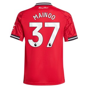 Maillot Domicile Manchester United adidas 2025-26 - Enfant avec flocage Mainoo 37, vue 4