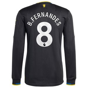 Maillot Troisième Manchester United adidas Authentic 2025-26 - Manches longues avec flocage B. Fernandes 8, vue 4