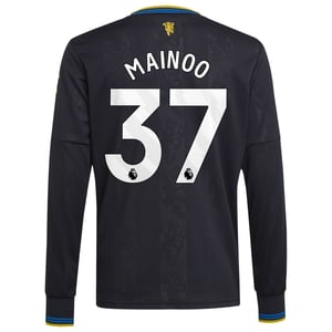 Troisième Maillot Manchester United adidas 2025-26 - Manches longues - Enfants avec flocage Mainoo 37, vue 4