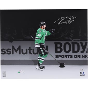 Mikko Rantanen Dallas Stars Autographed 16" x 20" 2025 Stanley Cup Playoffs First Round Game 7 Hat Trick Celebration Photograph