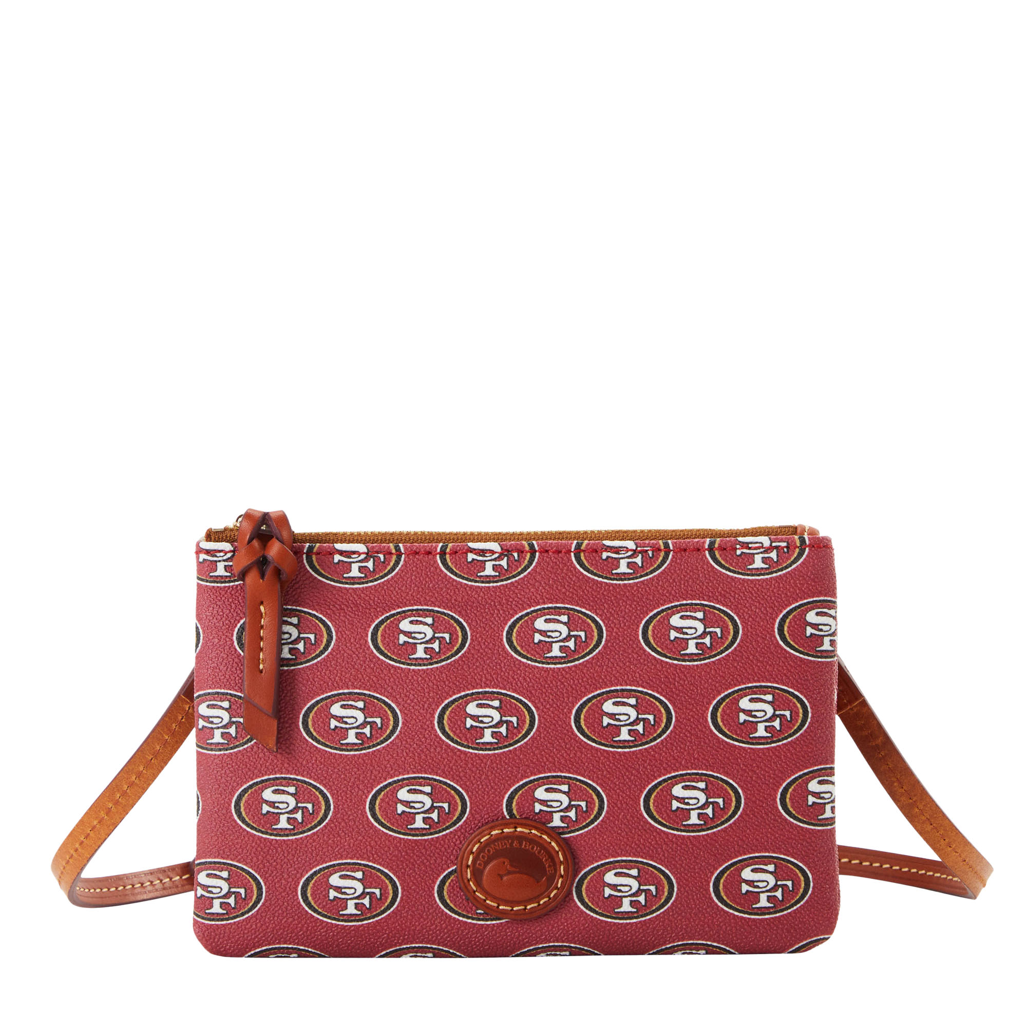 Dooney & Bourke San Francisco 49ers Top Zip Crossbody Bag