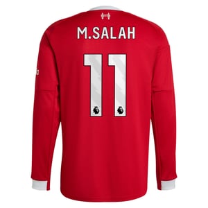 Maillot Liverpool adidas Domicile 25/26 - Manches longues avec flocage M.Salah 11, vue 4