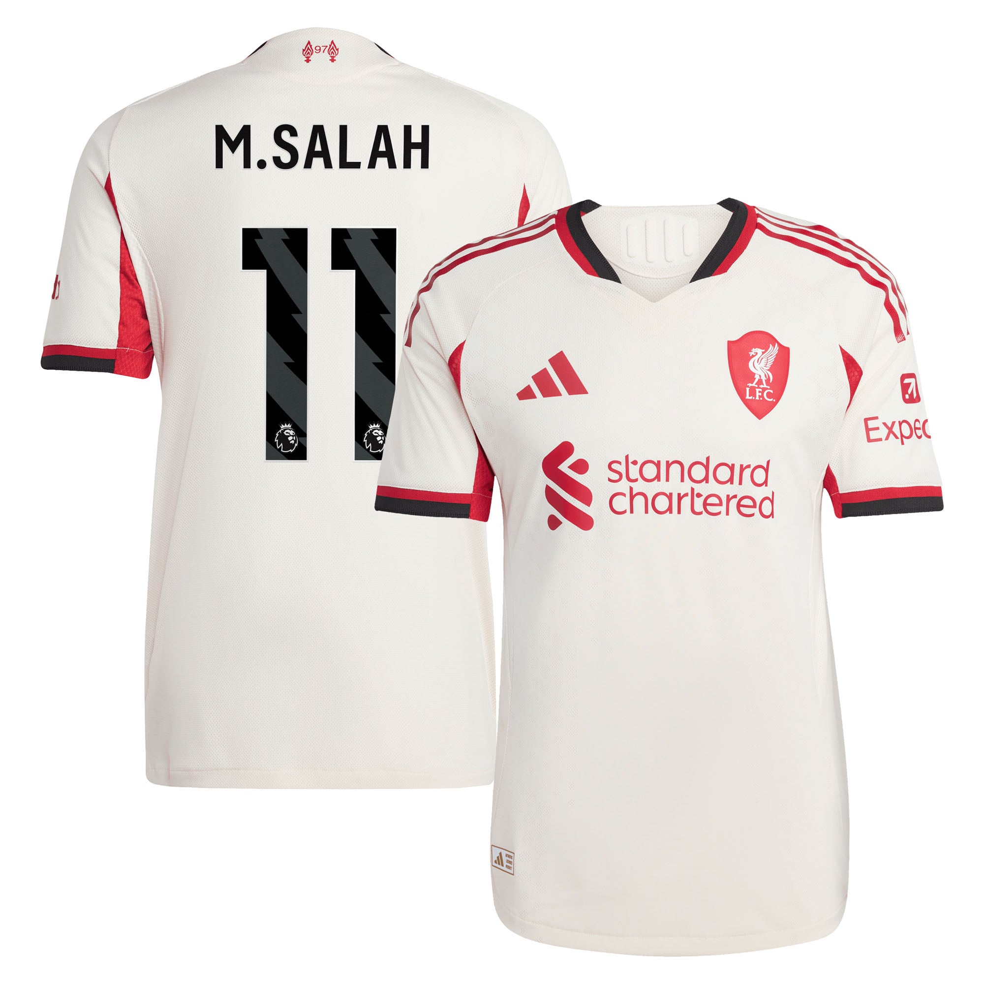Maillot Authentique adidas Liverpool Extérieur 25/26 avec flocage M.Salah 11