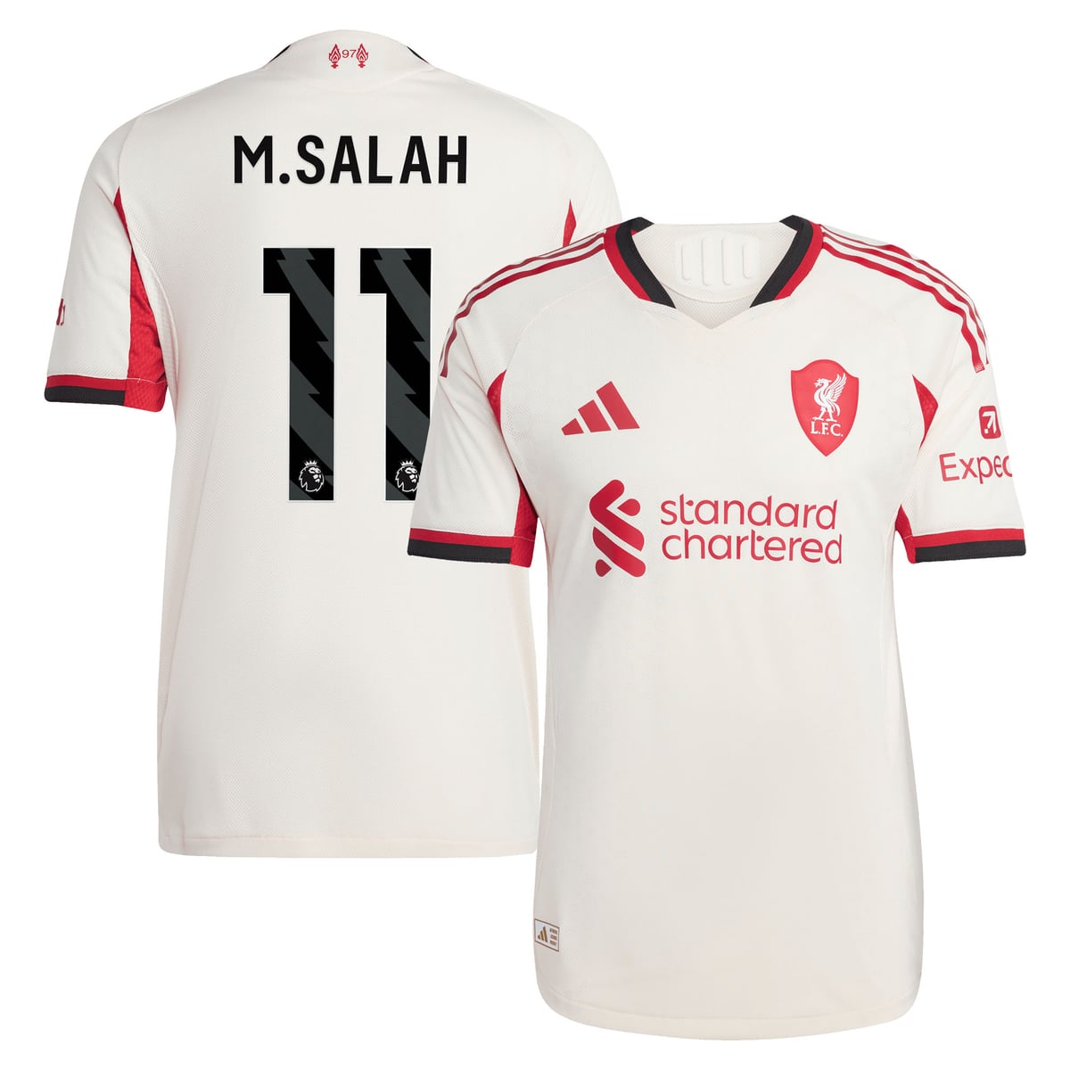 Maillot Authentique adidas Liverpool Extérieur 25/26 avec flocage M.Salah 11