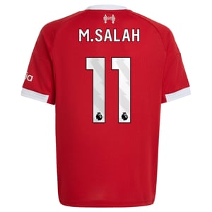Maillot Liverpool adidas Domicile 25/26 - Enfant avec flocage M.Salah 11, vue 4