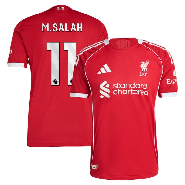 Maillot Authentique Liverpool adidas Domicile 25/26 avec flocage M.Salah 11