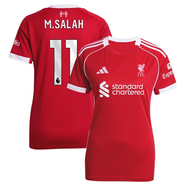 Maillot Liverpool adidas Domicile 25/26 - Femmes avec flocage M.Salah 11