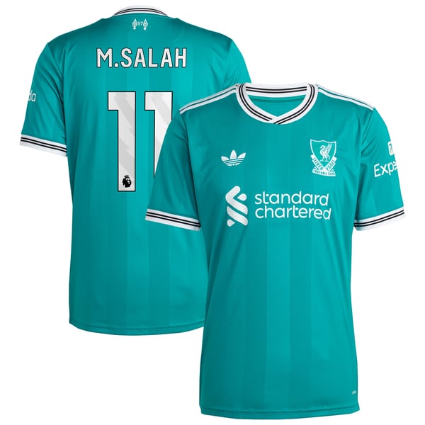 Maillot adidas Liverpool Troisième 25/26 avec flocage M.Salah 11