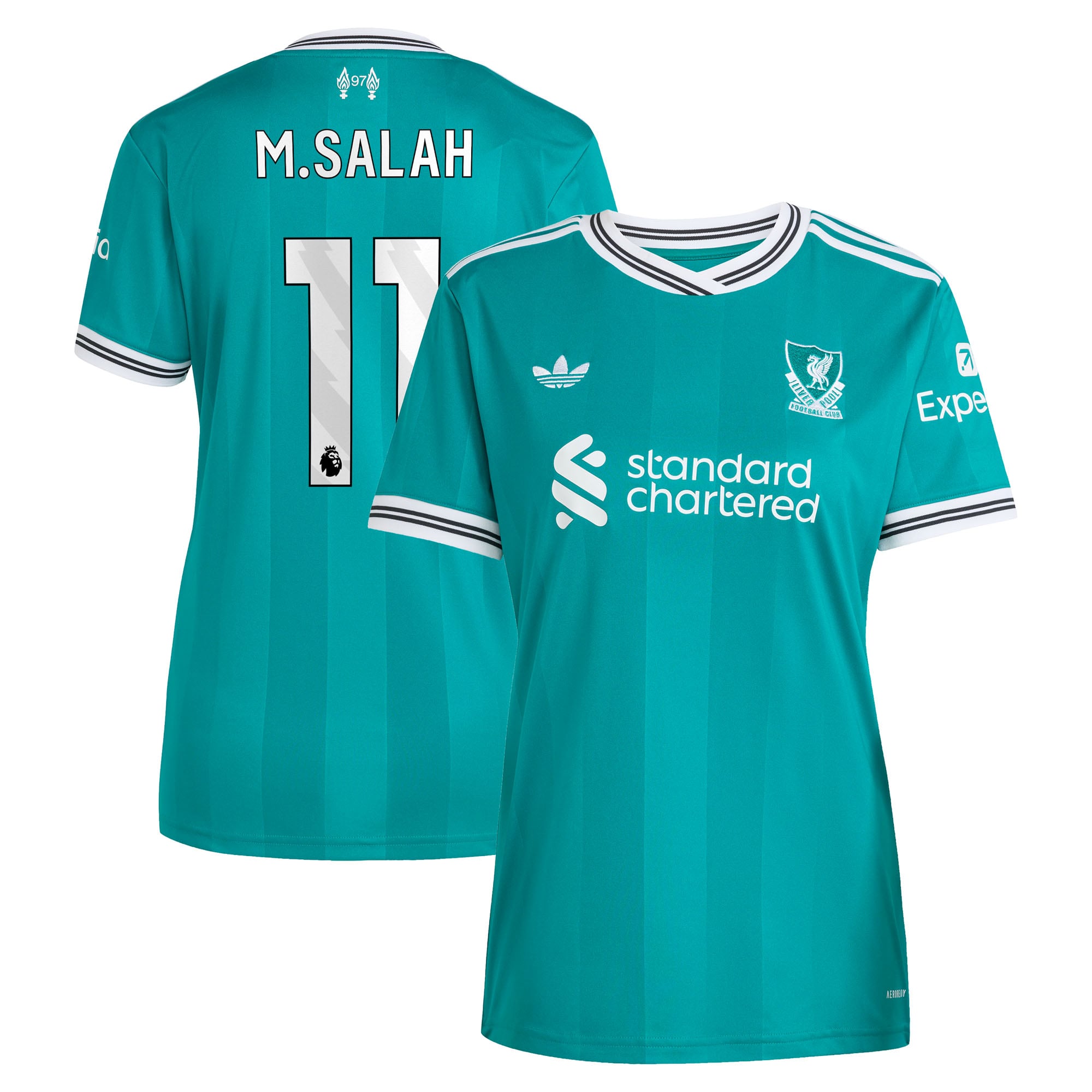 Maillot adidas Liverpool Troisième 25/26 - Femme avec flocage M.Salah 11