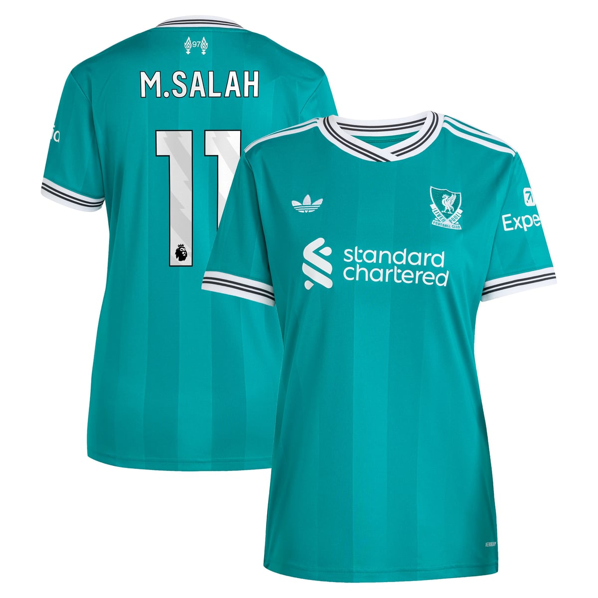 Maillot adidas Liverpool Troisième 25/26 - Femme avec flocage M.Salah 11