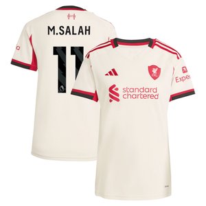 Maillot adidas Liverpool Extérieur 25/26 - Femmes avec flocage M.Salah 11, vue 1