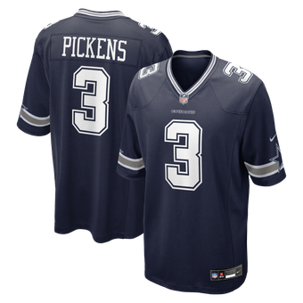 Men's Nike George Pickens Navy Dallas Cowboys Game Jersey