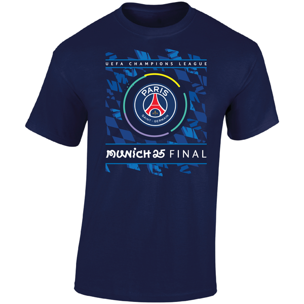T-Shirt PSG Final Champions League Munich 25 - Bleu