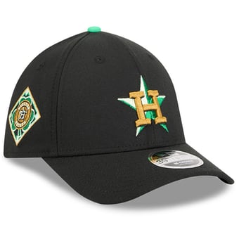 Men's New Era  Black Houston Astros 2026 St. Patrick's Day 39THIRTY Flex Hat