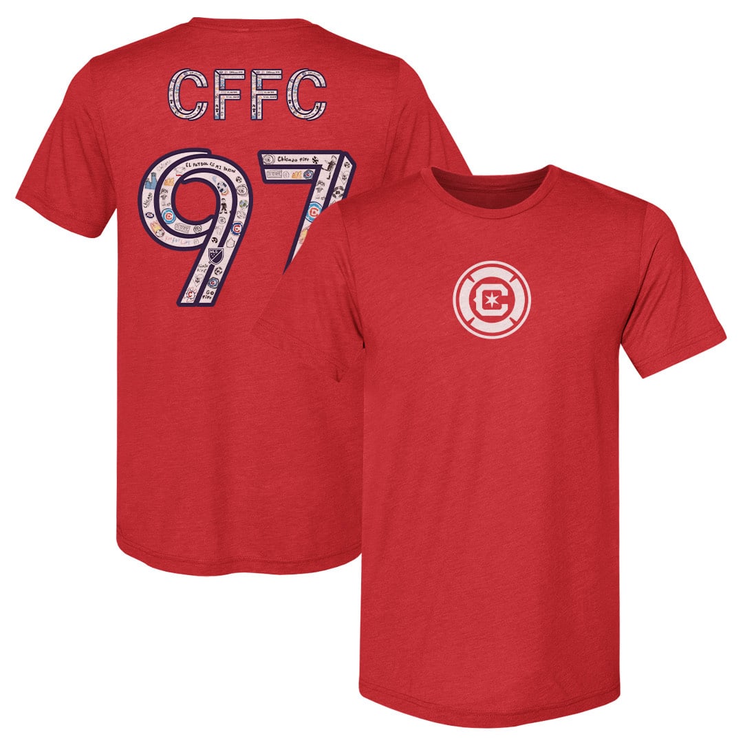 Youth 500 Level Red Chicago Fire Family Day Foundation T-Shirt