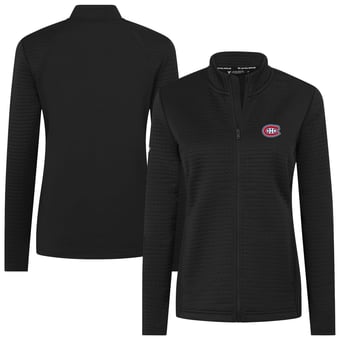 Women's Levelwear  Black Montreal Canadiens Tailgate Full-Zip Jacket