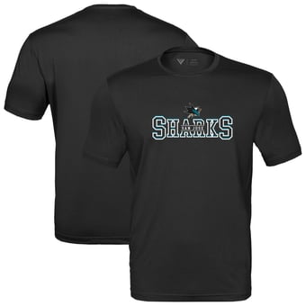 Men's Levelwear  Black San Jose Sharks Anthem Journey Performance T-Shirt