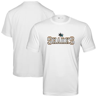 Men's Levelwear  White San Jose Sharks Anthem Journey Performance T-Shirt