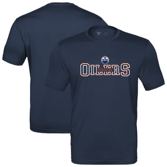 Men's Levelwear  Navy Edmonton Oilers Anthem Journey Performance T-Shirt