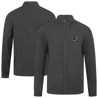 Men's Levelwear  Gray San Jose Sharks Alec Full-Zip Jacket