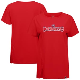Women's Levelwear  Red Montreal Canadiens Influx Journey T-Shirt