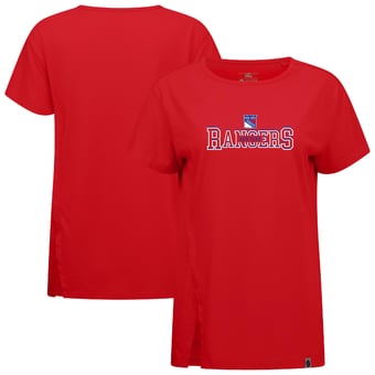 Women's Levelwear  Red New York Rangers Influx Journey T-Shirt