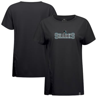 Women's Levelwear  Black San Jose Sharks Influx Journey T-Shirt