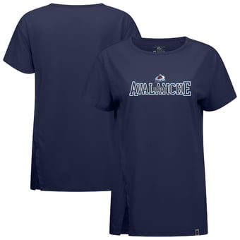 Women's Levelwear  Navy Colorado Avalanche Influx Journey T-Shirt