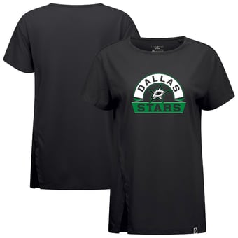 Women's Levelwear  Black Dallas Stars Influx Banner Arch T-Shirt