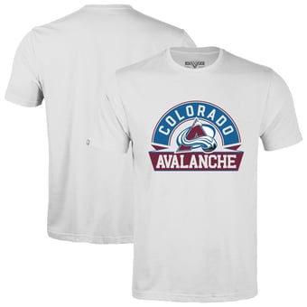 Men's Levelwear White Colorado Avalanche Richmond Banner Arch T-Shirt
