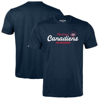 Youth Levelwear  Navy Montreal Canadiens Little Richmond Monument T-Shirt