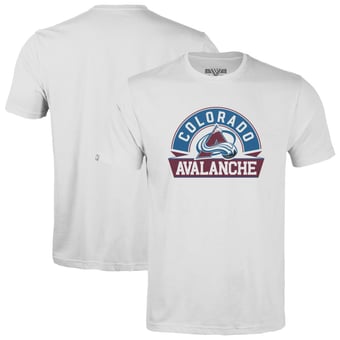 Youth Levelwear  White Colorado Avalanche Little Richmond Banner Arch T-Shirt