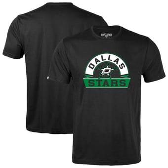 Youth Levelwear  Black Dallas Stars Little Richmond Banner Arch T-Shirt