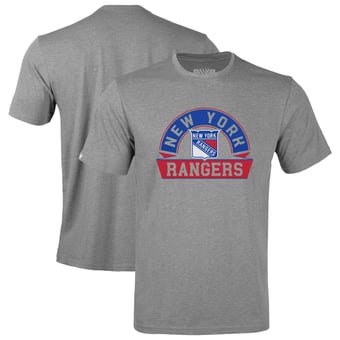 Youth Levelwear  Gray New York Rangers Little Richmond Banner Arch T-Shirt