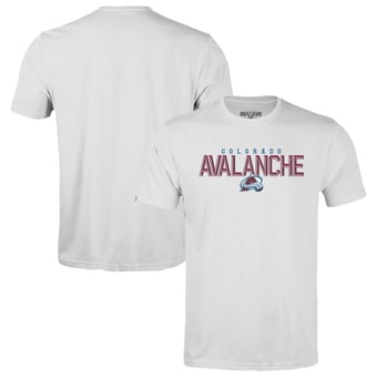 Youth Levelwear  White Colorado Avalanche Little Richmond Carve T-Shirt