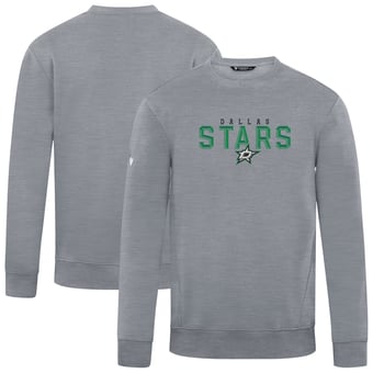 Men's Levelwear Gray Dallas Stars Zane Carve Pullover Sweatshirt