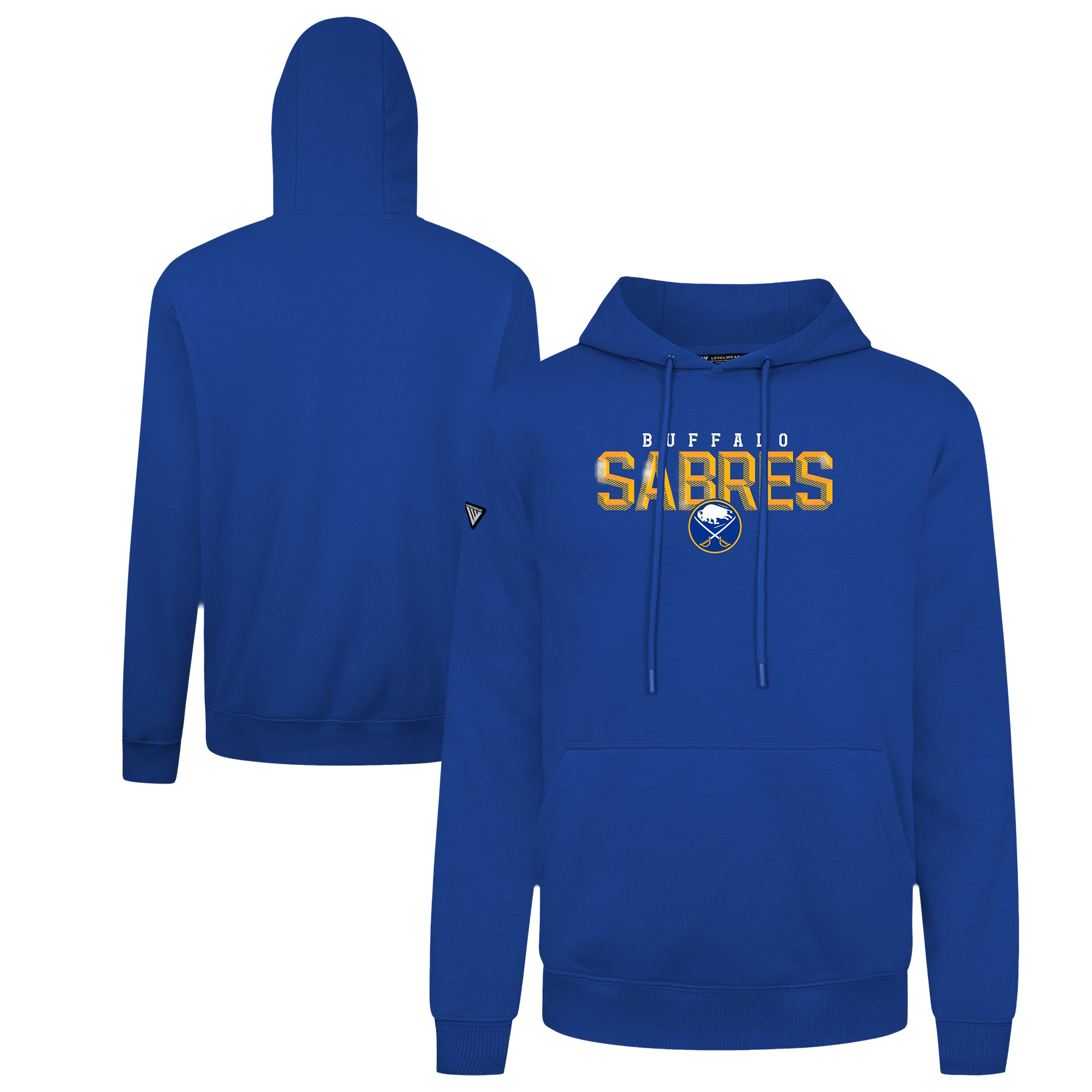 Men’s Levelwear Royal Buffalo Sabres Podium Carve Pullover Hoodie Men’s Levelwear Royal Buffalo Sabres Podium Carve Pullover Hoodie