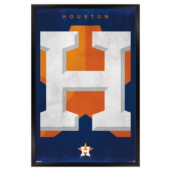 Houston Astros 24" x 36" Framed Poster