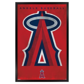 Los Angeles Angels 24" x 36" Framed Poster