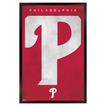 Philadelphia Phillies 24" x 36" Framed Poster