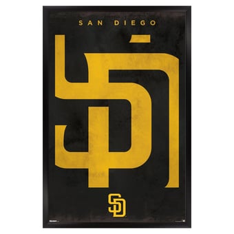 San Diego Padres 24" x 36" Framed Poster