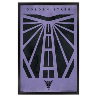 Golden State Valkyries 24" x 36" Framed Poster