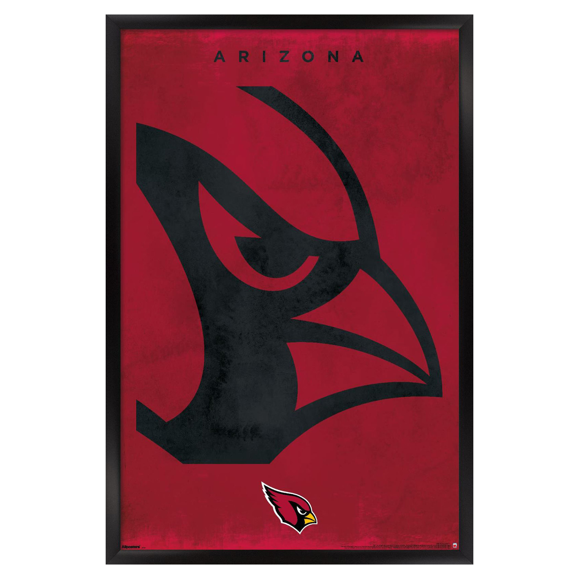 Arizona Cardinals 24" x 36" Framed Poster