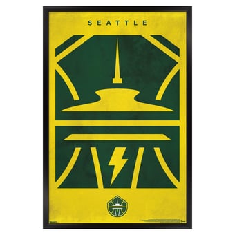 Seattle Storm 24" x 36" Framed Poster