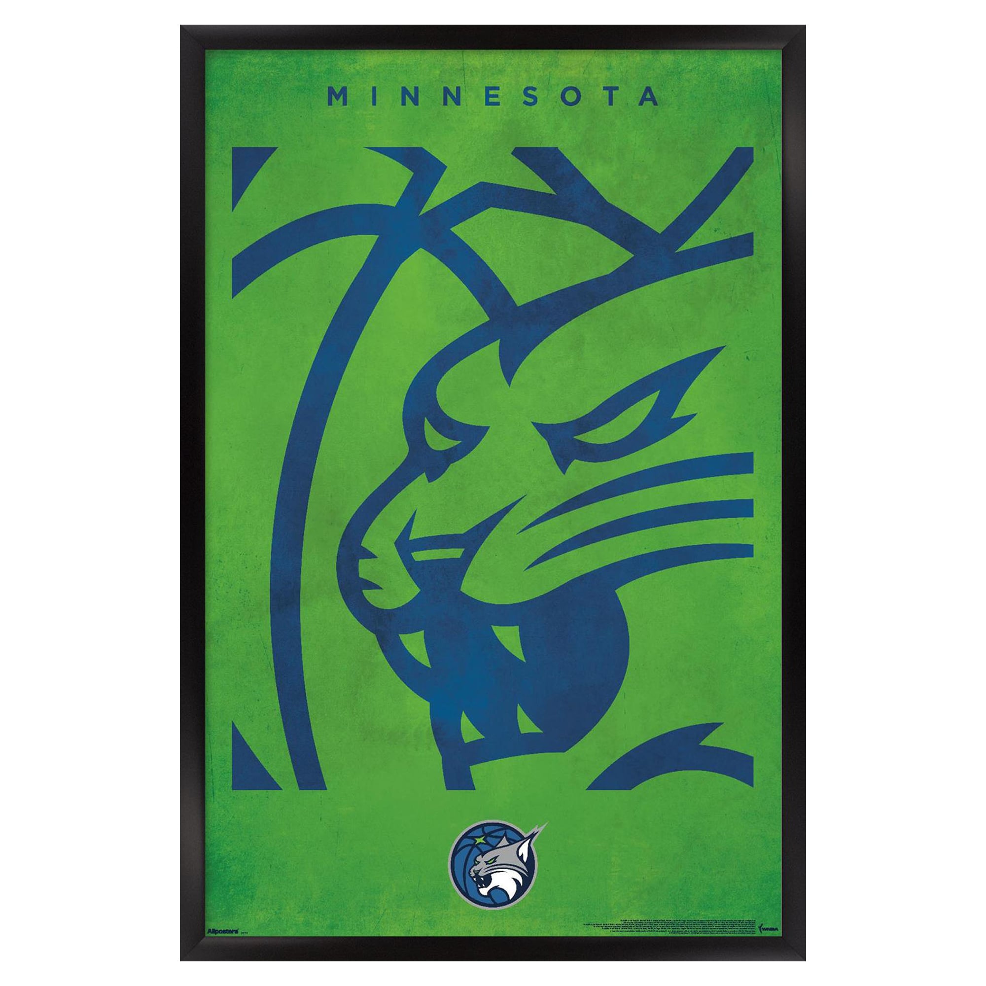 Minnesota Lynx 24" x 36" Framed Poster