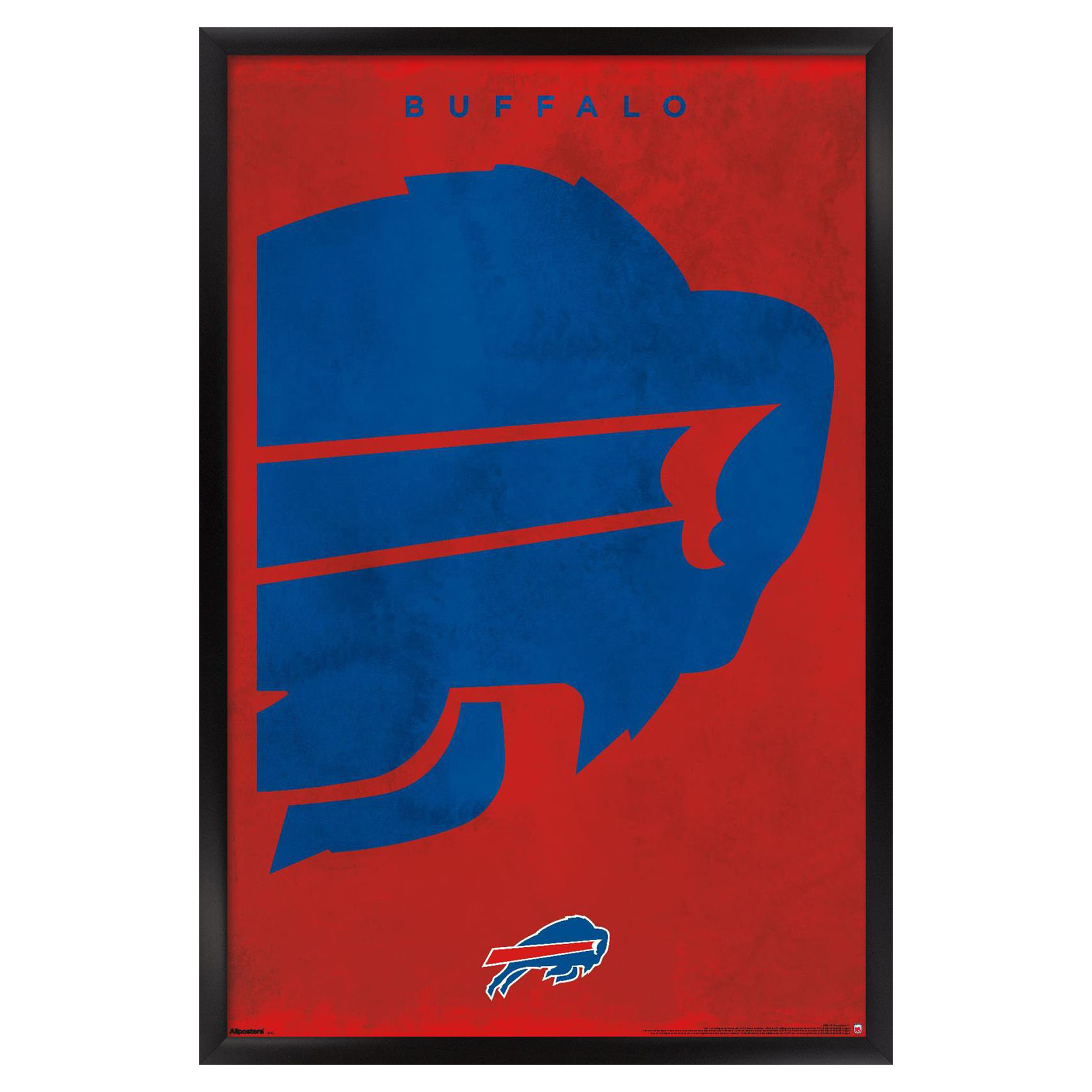 Buffalo Bills 24" x 36" Framed Poster
