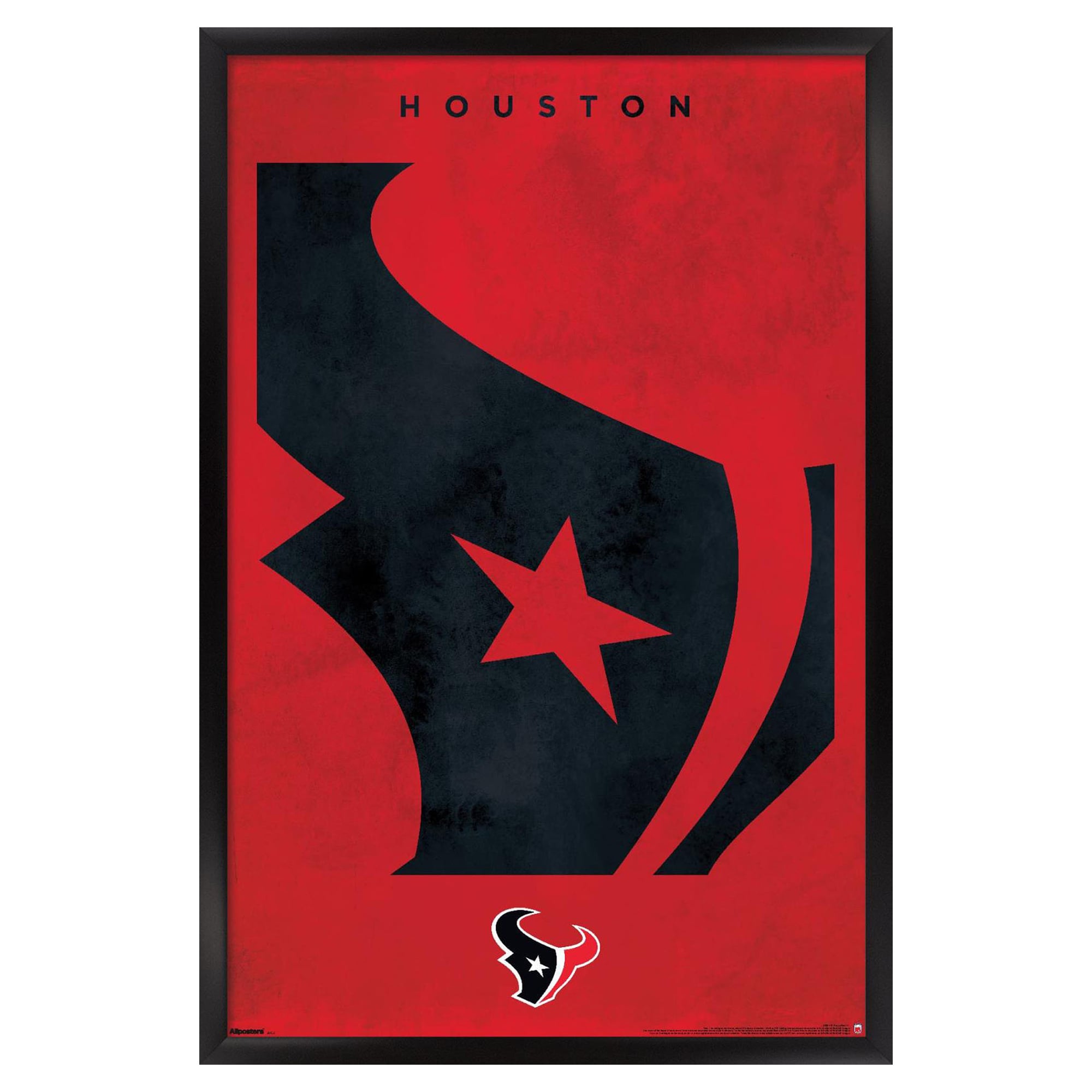 Houston Texans 24" x 36" Framed Poster