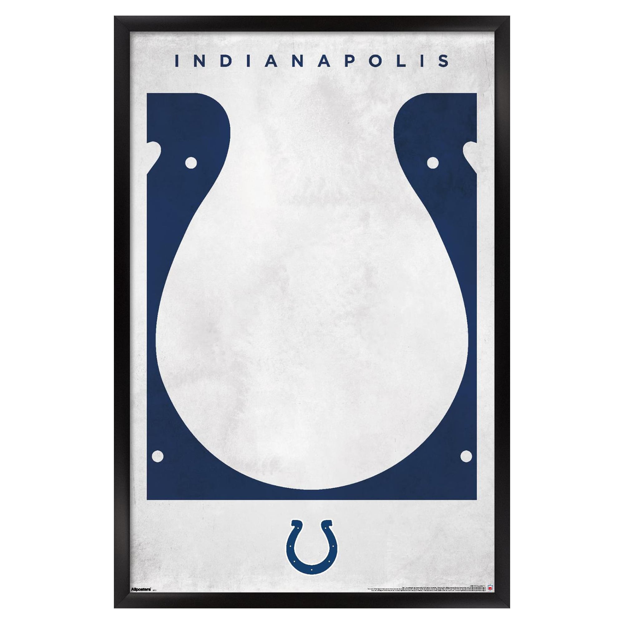 Indianapolis Colts 24" x 36" Framed Poster