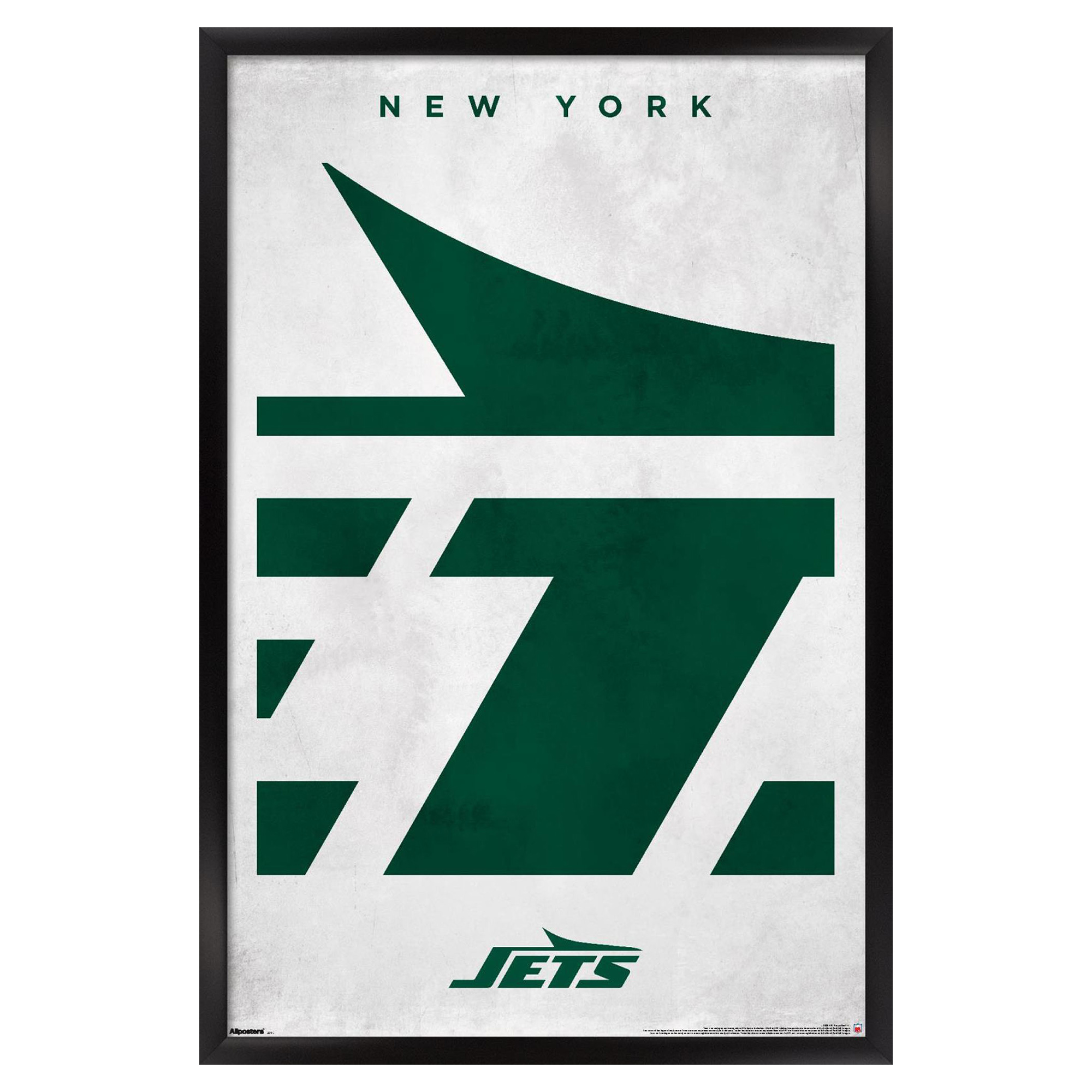 New York Jets 24" x 36" Framed Poster